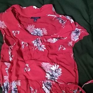 American eagle floral Peter Pan collar dress